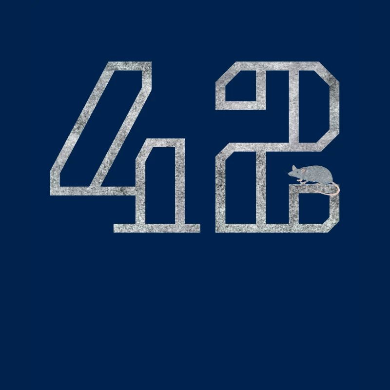 42 with mouse, gift, nerd, computer freaks