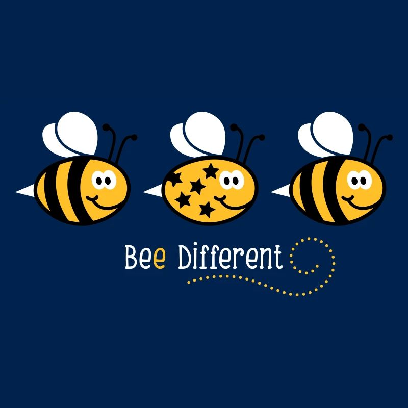 Be different - be yourself - Biene - Bee - 3C