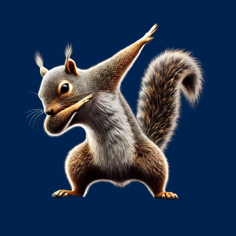 Lustiges Dabbing Eichhörnchen Tierliebhaber Tiere