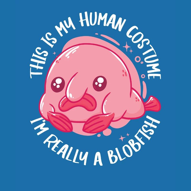 Blobfish Poisson Funny Blob Blobby Blobfish