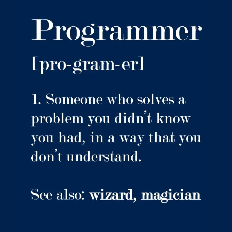 Définition du programmeur