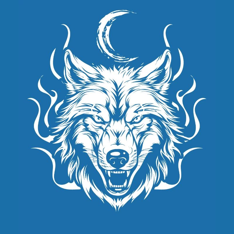 Wolf Moon Phase Lunar Wolf