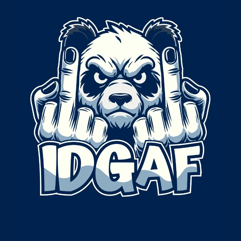 Panda géant Panda Ours Idgaf