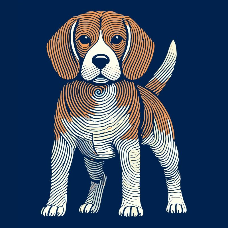 Empreinte digitale du beagle