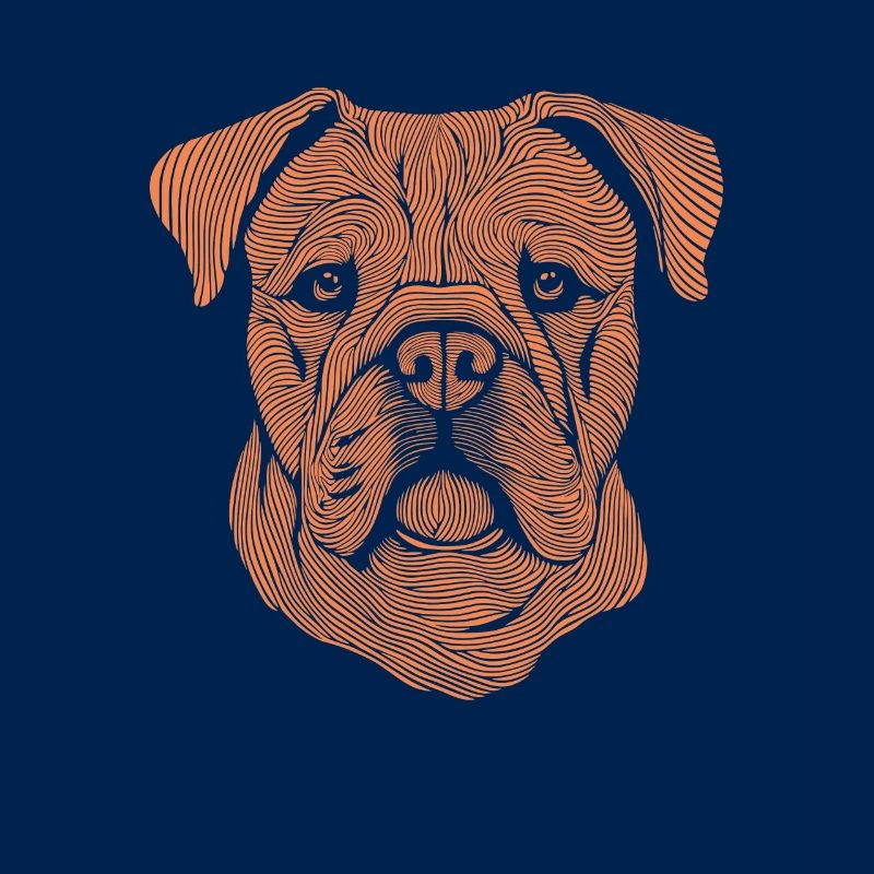 Empreinte digitale bouledogue