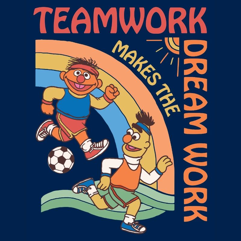Sesamstraße Design Teamwork Mit Ernie Und Bert