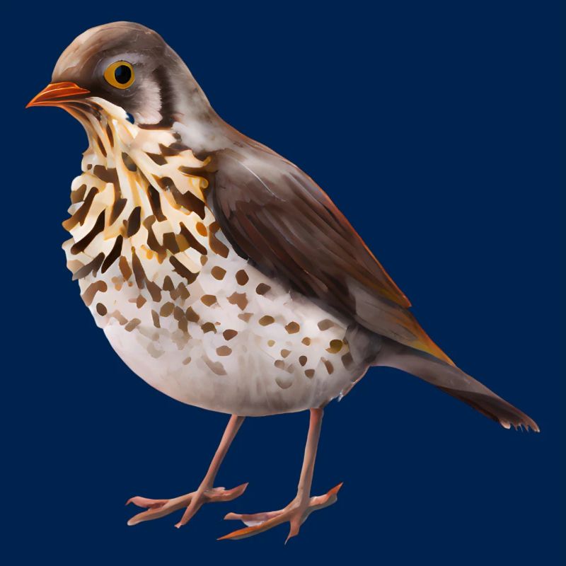 Grive oiseau