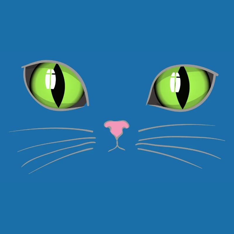 Yeux verts de chat