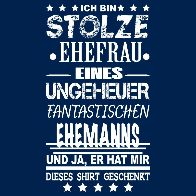 stolze Ehefrau eines tollen Ehemannes