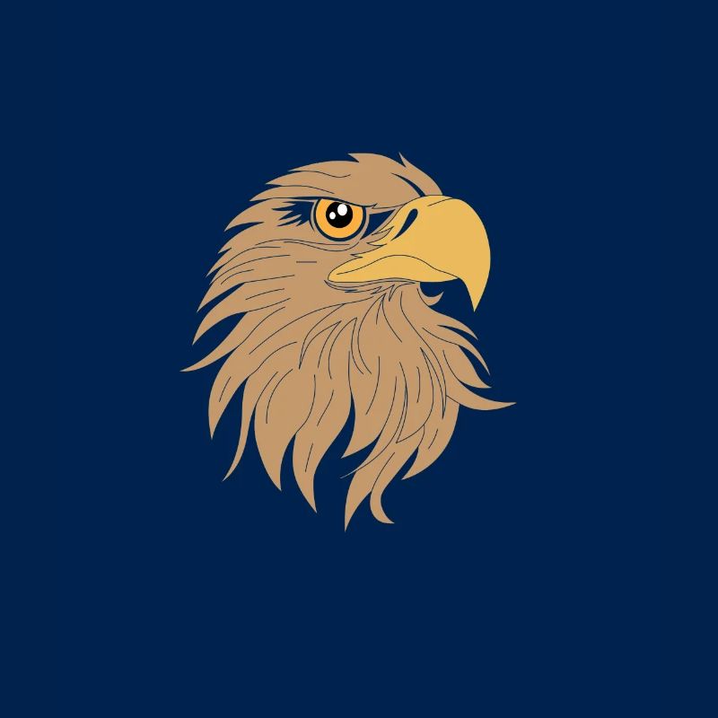 Bird of Prey Head Predator Eagle Falcon Hawk Hawk
