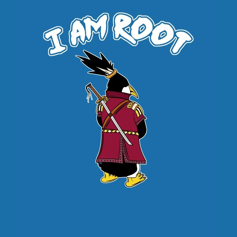 Linux Pinguin I Am Root Geeks Nerd Computer Ninja