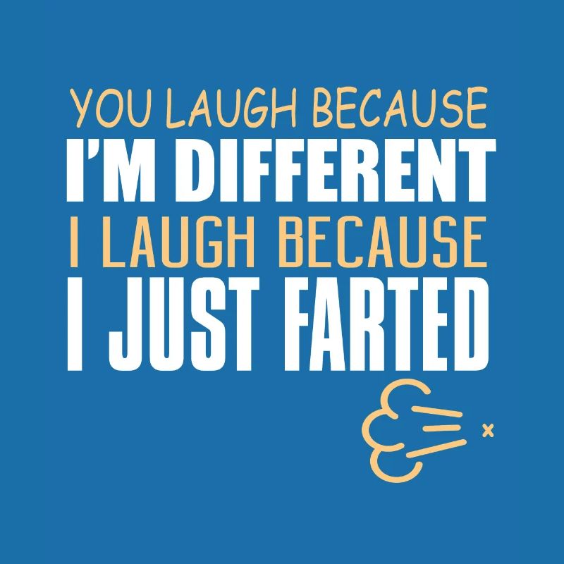 Sie lachen, weil ich anders bin