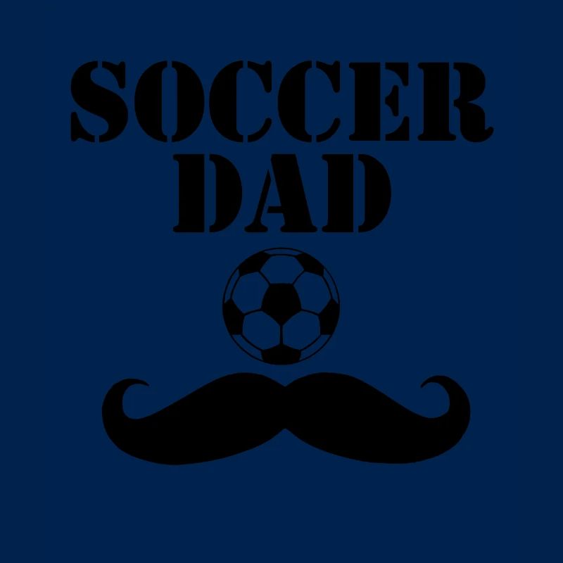 Fußball-Vati-Schnurrbart