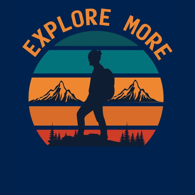 Explore More Retro Hiking Design