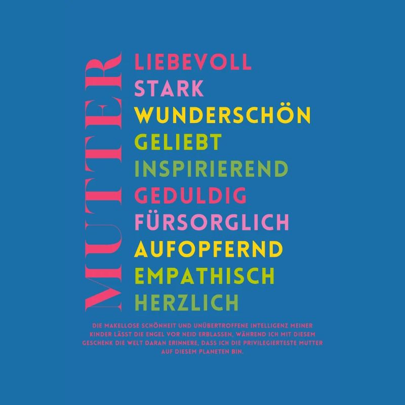 Tolle Mutter von Geschwistern - Muttertag