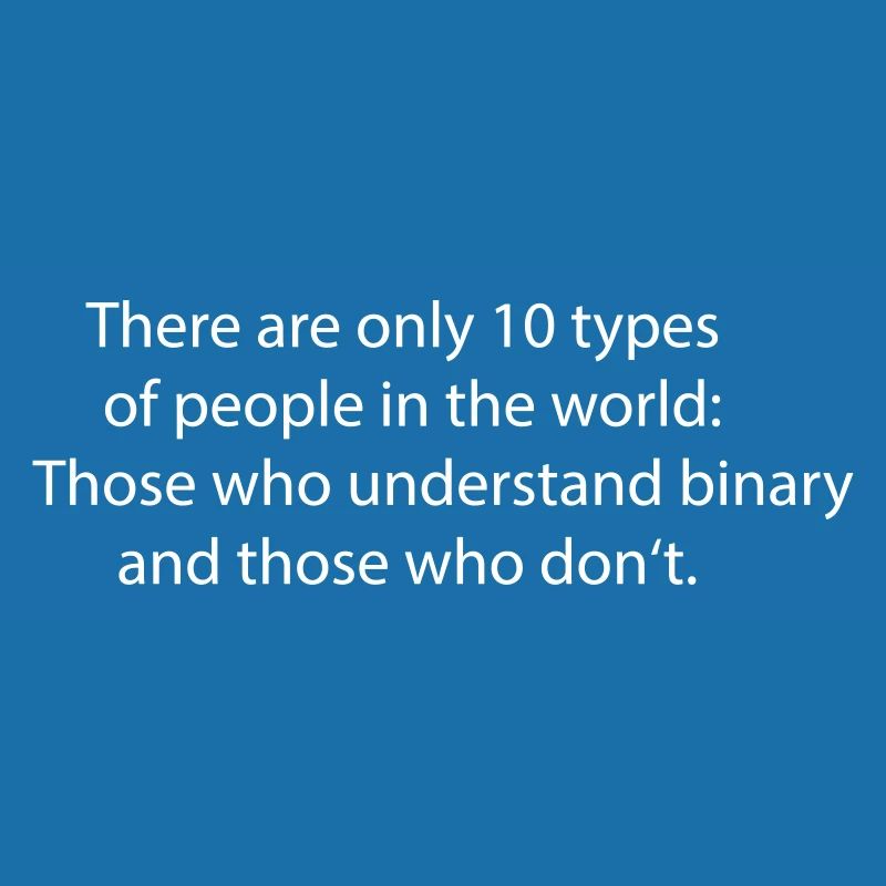 Binär Binary Programmiersprache Computer Geschenk