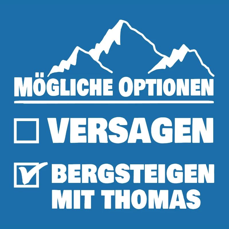 Bergsteigen mit thomas oder versagen