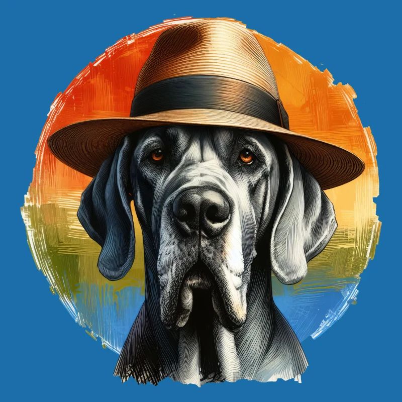 Great Dane Splash Art