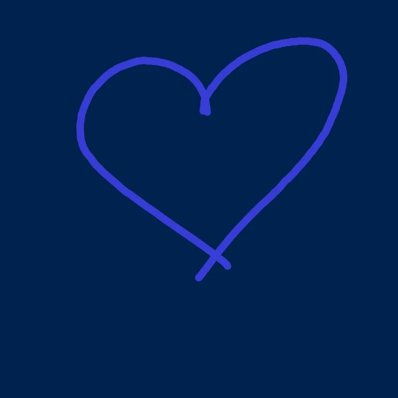 Blue heart gift idea gift idea