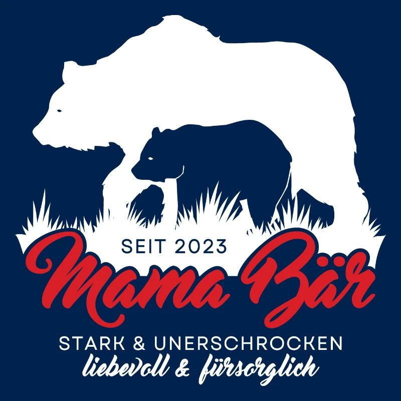 Mama Bär seit 2023 Muttertag Geschenk Weihnachten