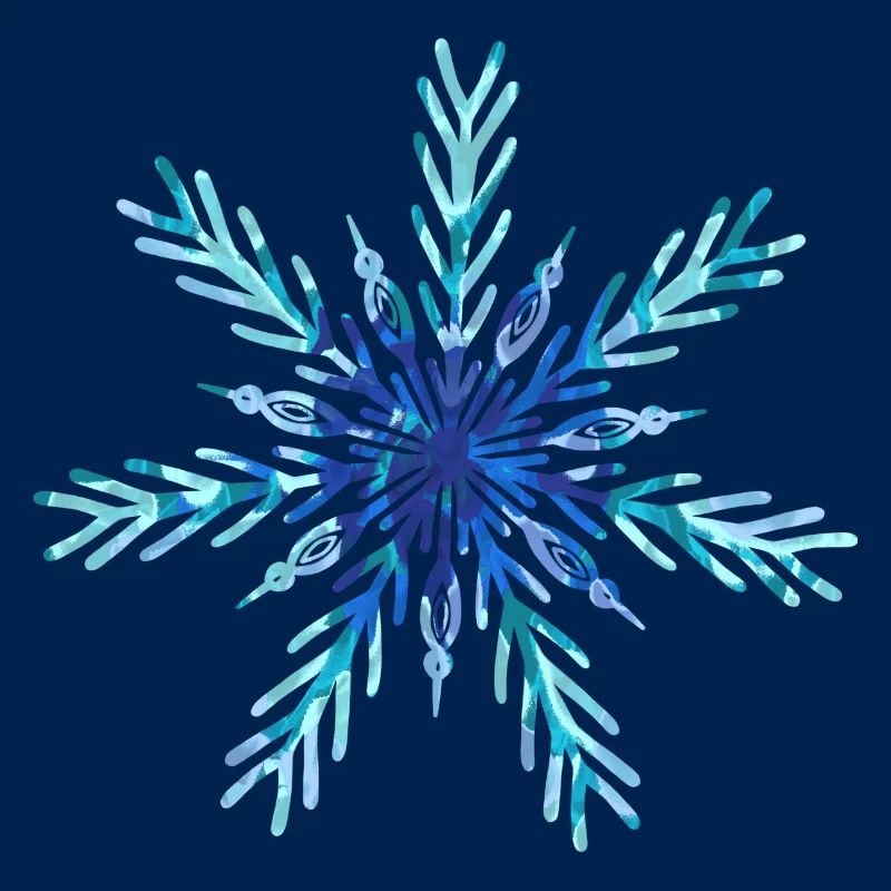 Cristal de glace flocon de neige