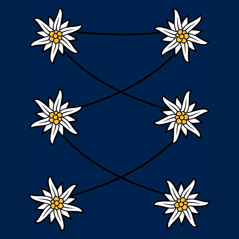 Tablier Dirndl Edelweiss