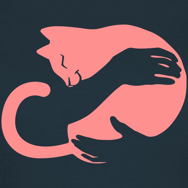 Vorschau: cat hug - Frauen T-Shirt