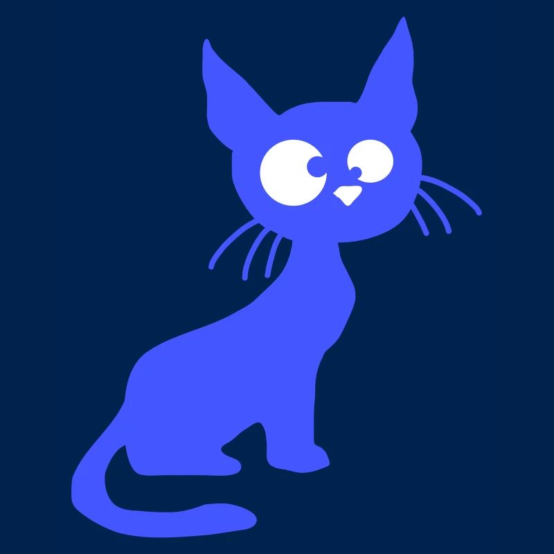 Crazy Cat Squints Funny Eyes Grimace Fun