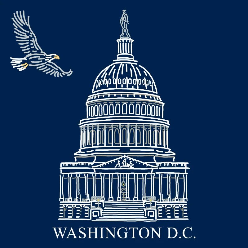Washington D.C., Structure du Capitole, Pygargue à tête blanche