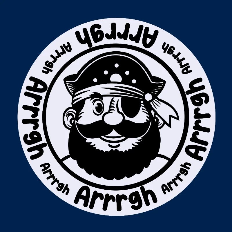 Drôle de pirate avec cache-œil