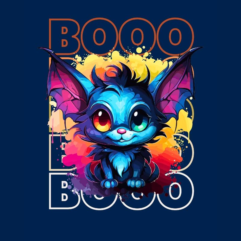 Chibi Swoop & Booo! Nighttime Flutter Tee!