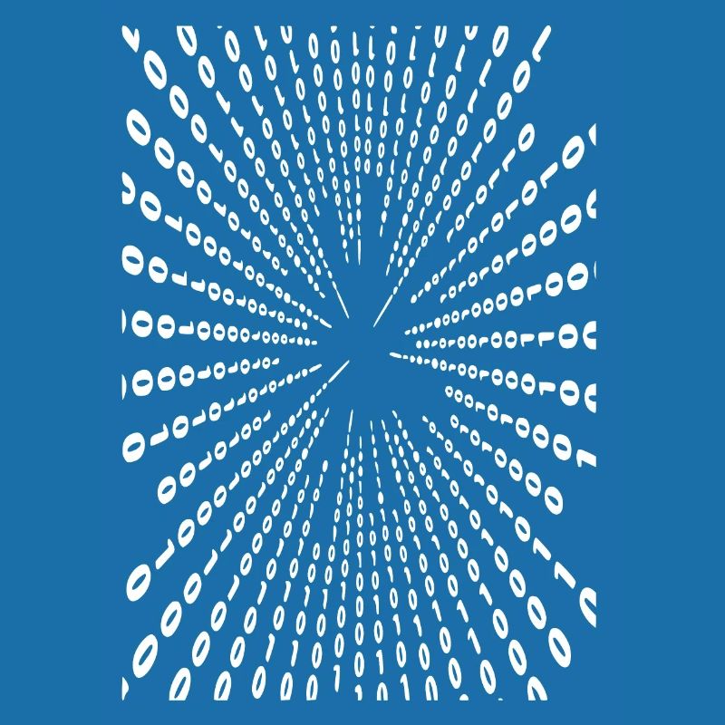 Binary code (white)