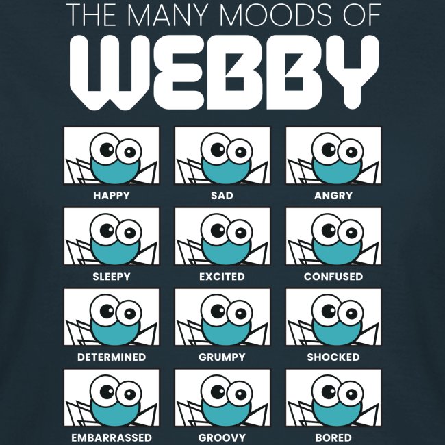 Many moods of webby