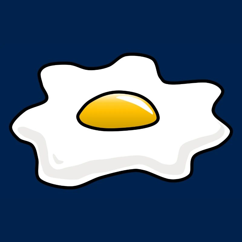 Fried egg egg fried egg