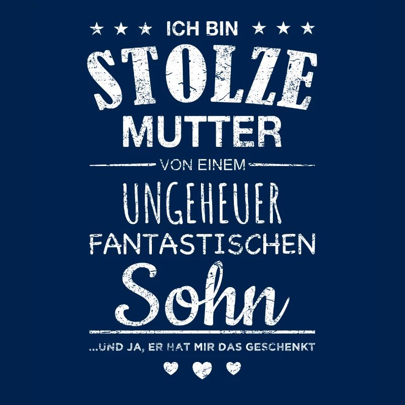 Stolze Mutter Mama Sohn Cooler Spruch Geschenkidee