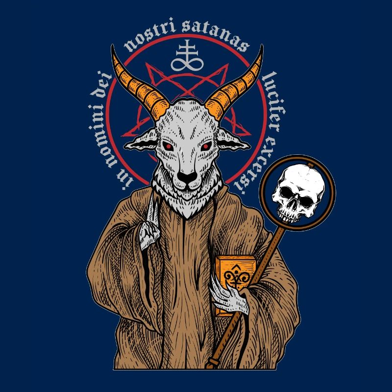 Baphomet Solve Et Coagula Tarot Occulte Antéchrist