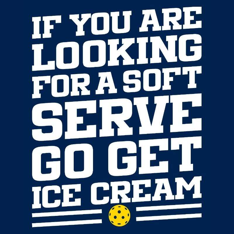 Auf der Suche nach einem Softe-Serve-Pickleball-Eis