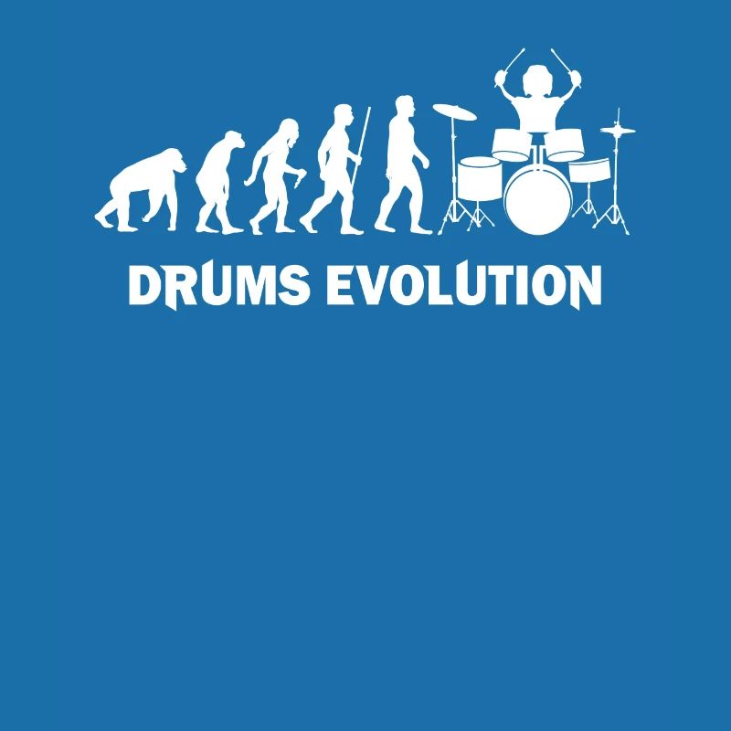 evolution etnwicklung am schlagzeug drummer