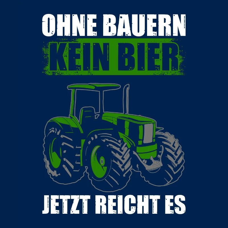 Without farmer, tractor, farmer, farmer