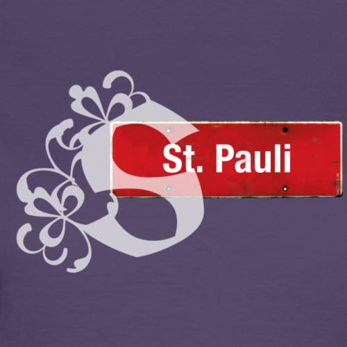 Hamburg -St.Pauli-Schild mit Schmuck-Initial - Frauen T-Shirt