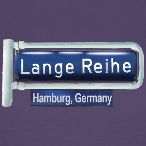 Lange Reihe: altes Straßenschild, Hamburg Germany - Frauen T-Shirt