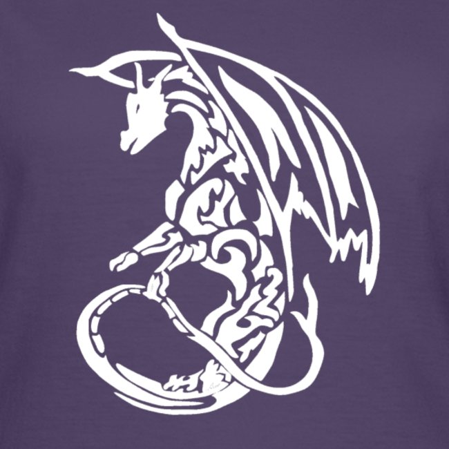 T-shirt Eaven Tribal - Dragon Fonce Femme