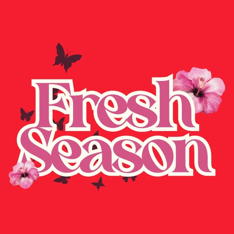 Fraîche Saison Floral Script