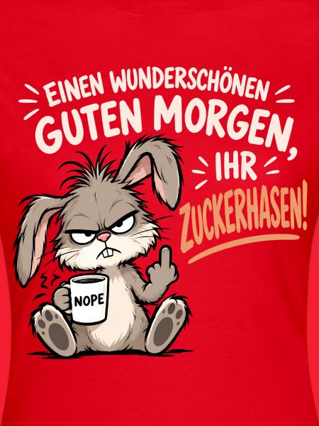 Morgenmuffel Hase