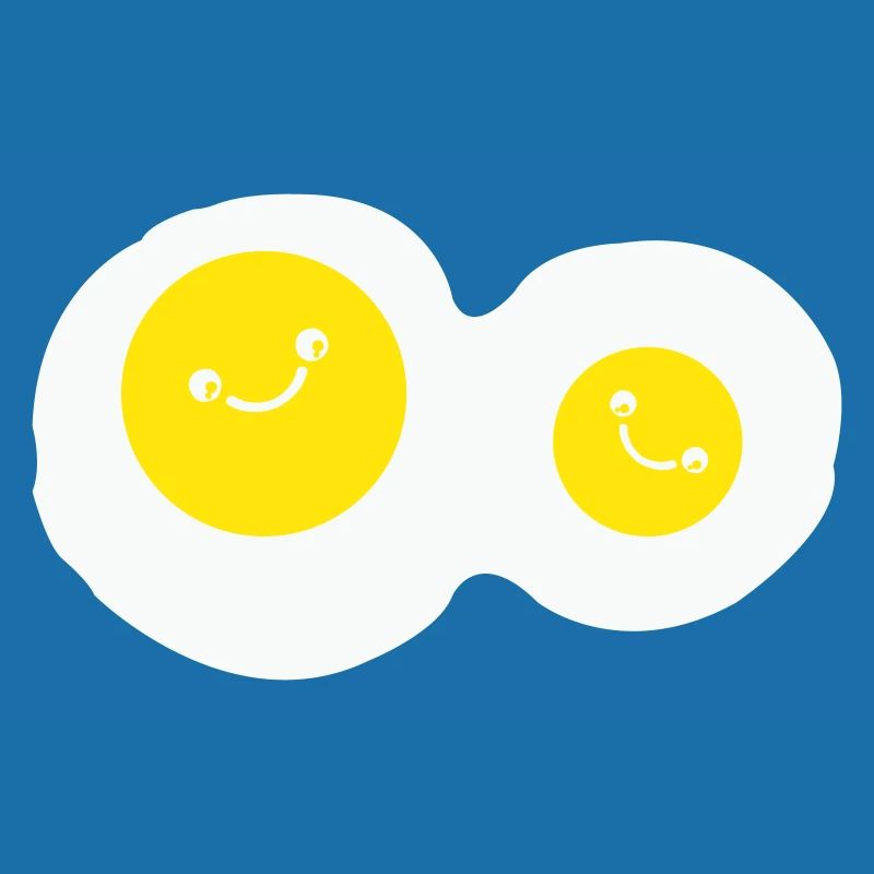 fried eggs smile