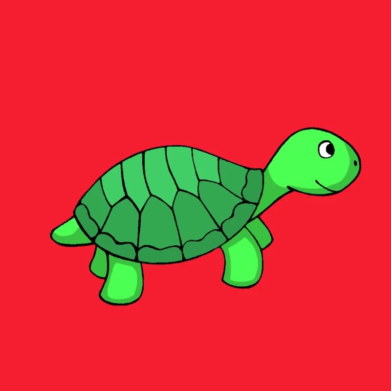 Bild Schildkroete bunt
