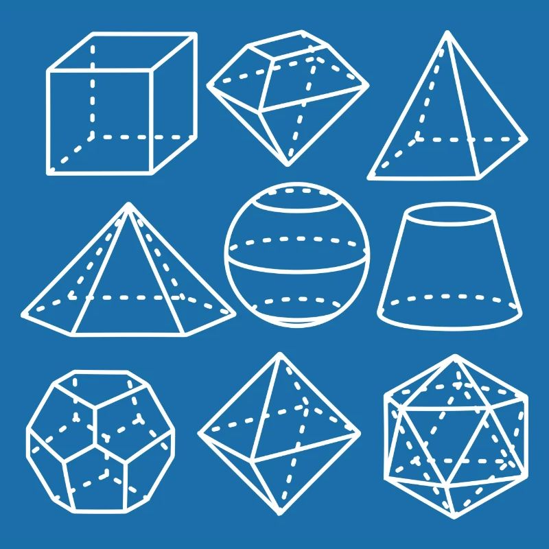 Mathematical Chalk Shapes