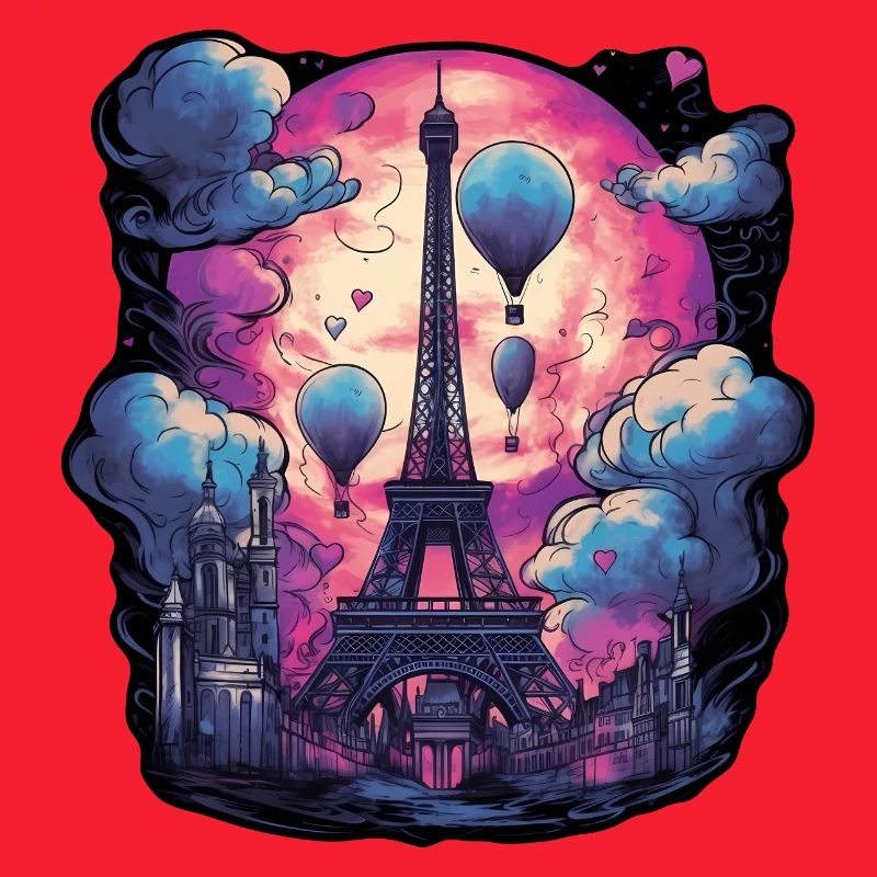 Romantischer Eiffelturm