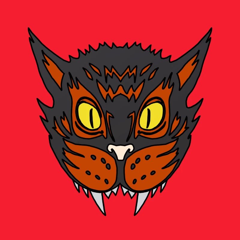 Chat effrayé