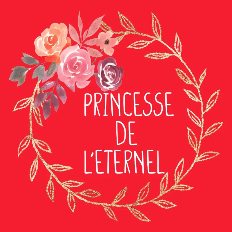 Princesse de l éternel, couronne de fleur